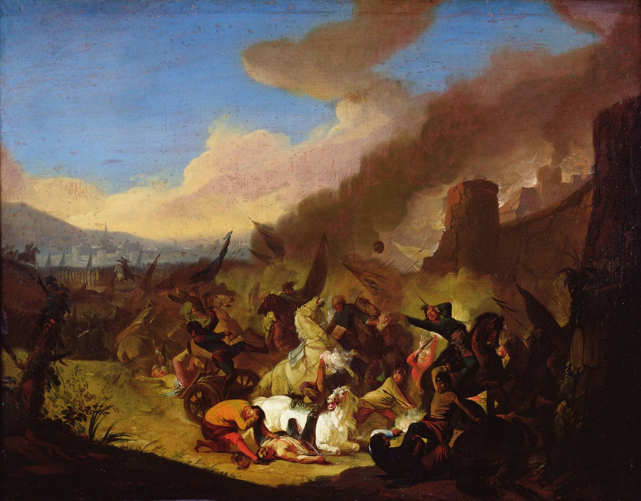 Scène de bataille - Jan van Huchtenburgh