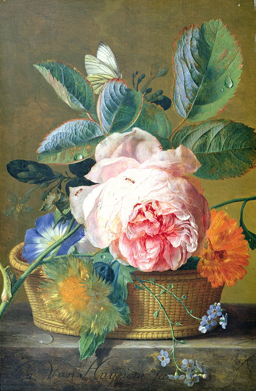 Un panier de fleurs, 1740-45 - Jan van Huysum