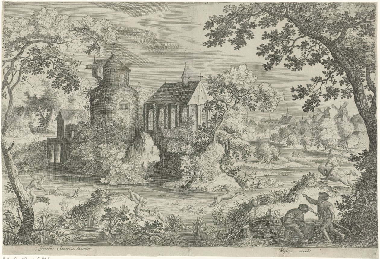 Chasse au cerf près d