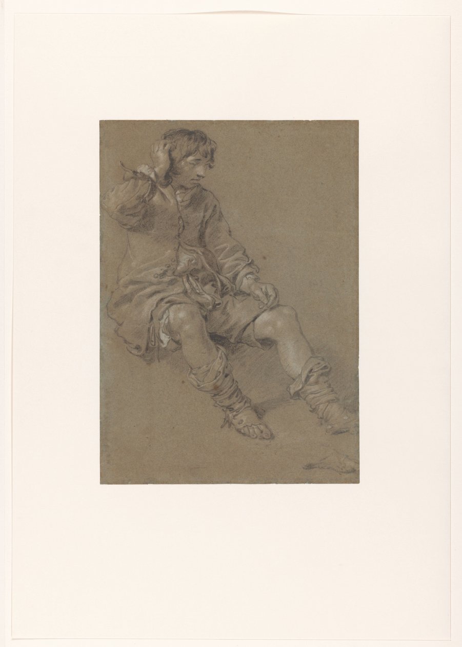 Garçon assis - Jan van  Noordt
