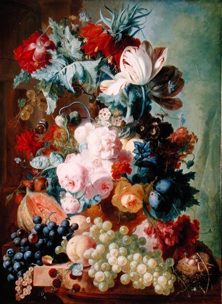 Fleurs et fruits - Jan van Os