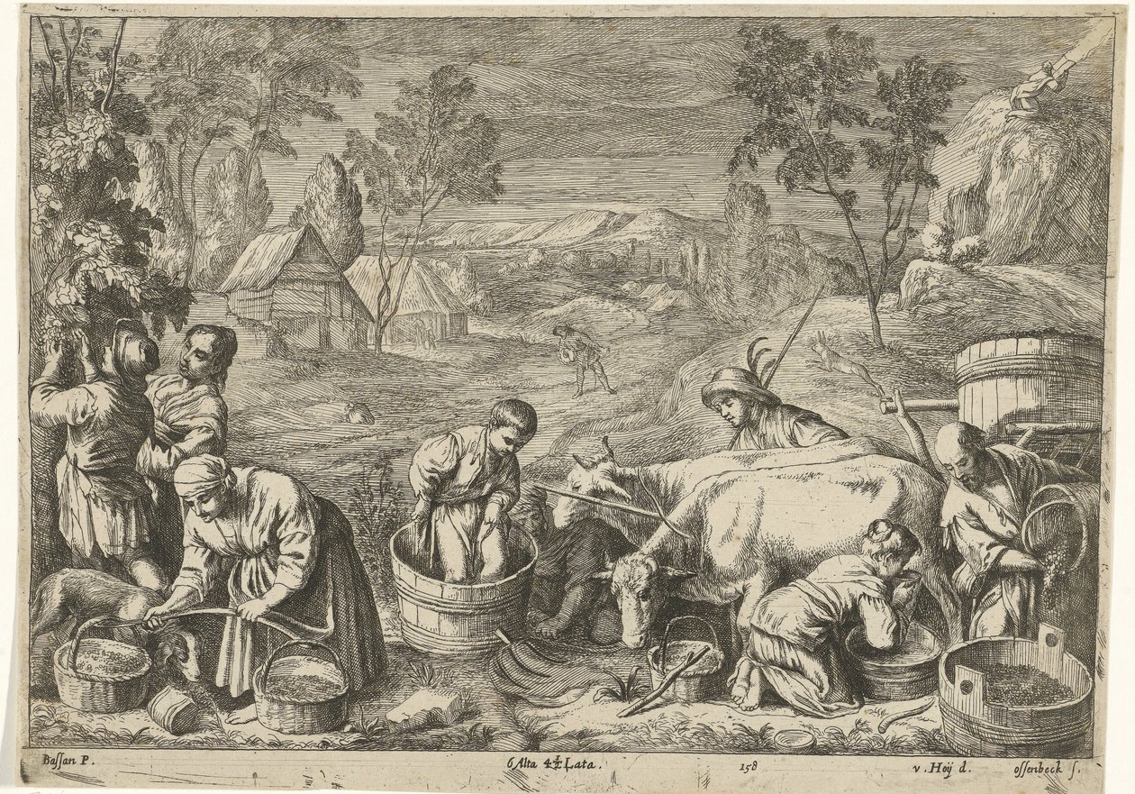 Automne, Les quatre saisons (titre de la série) - Jan van Ossenbeeck