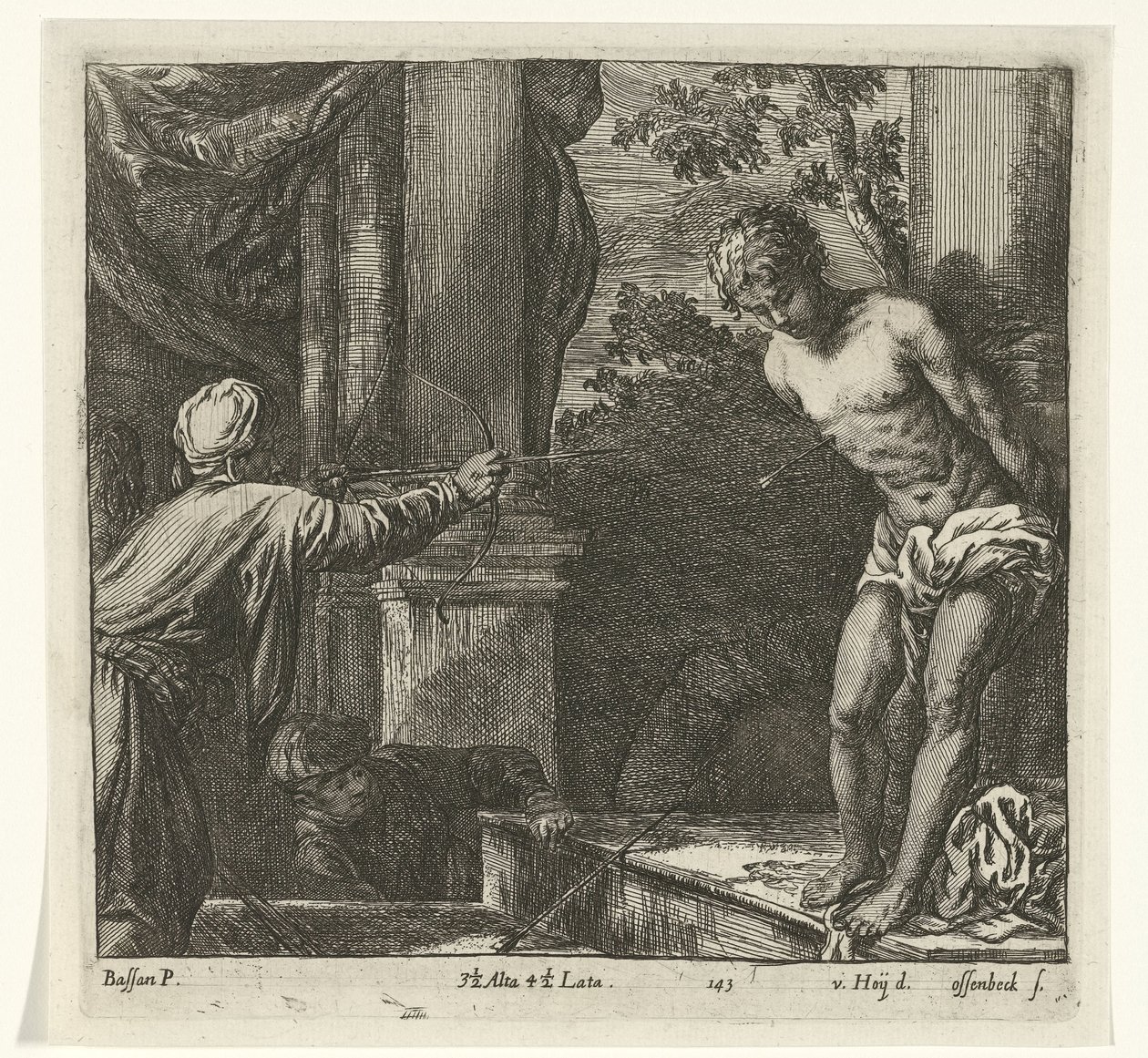 Martyre de Saint Sébastien - Jan van Ossenbeeck