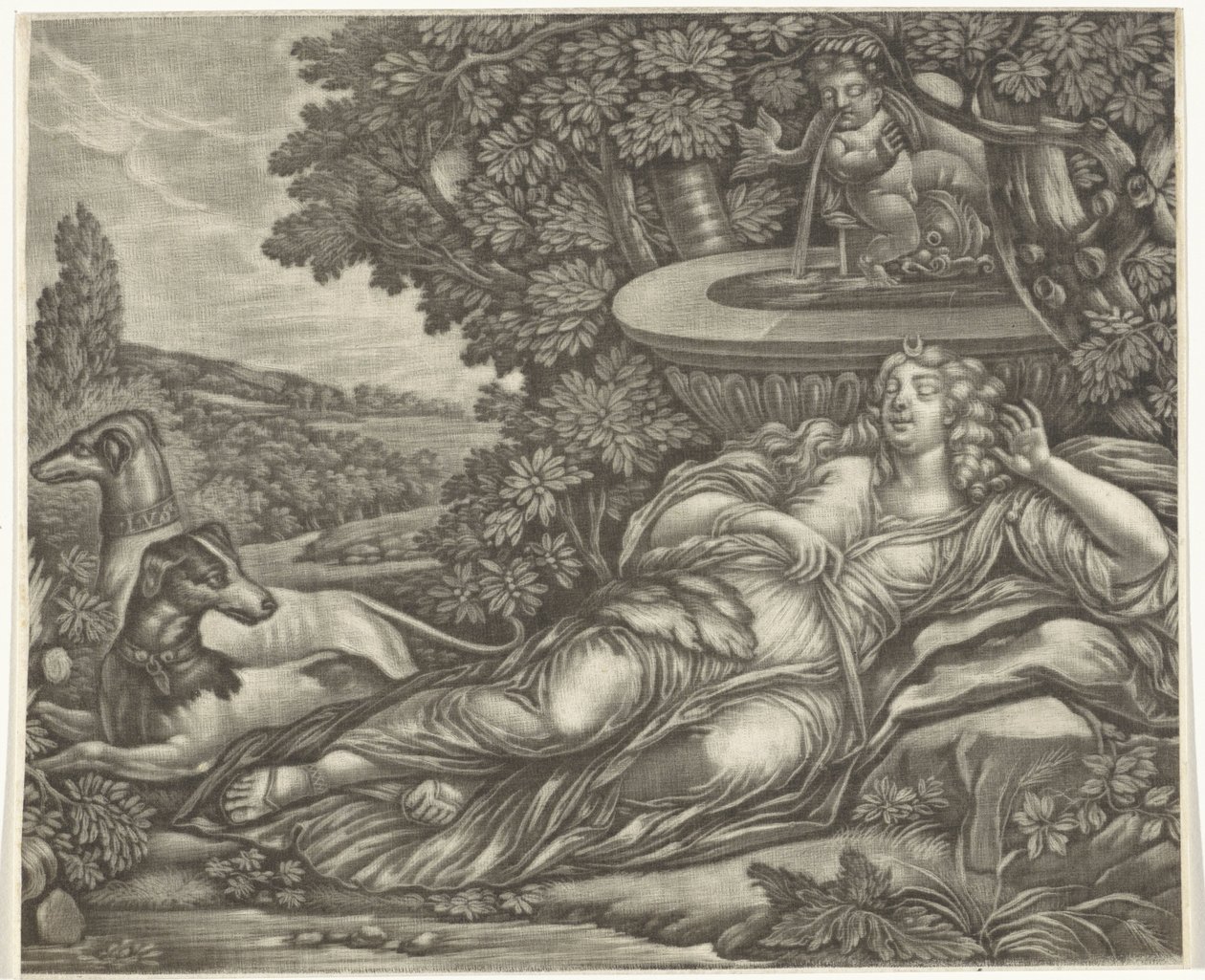 Diane endormie - Jan van Somer (possibly)