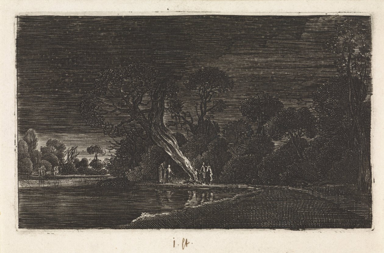 Paysage au clair de lune - Jan van de Velde (II)