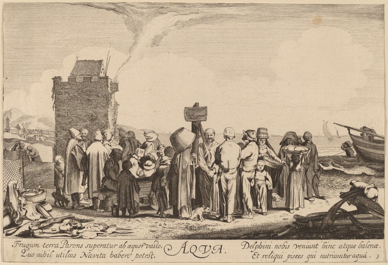 Eau - Jan van de Velde II after Willem Buytewech