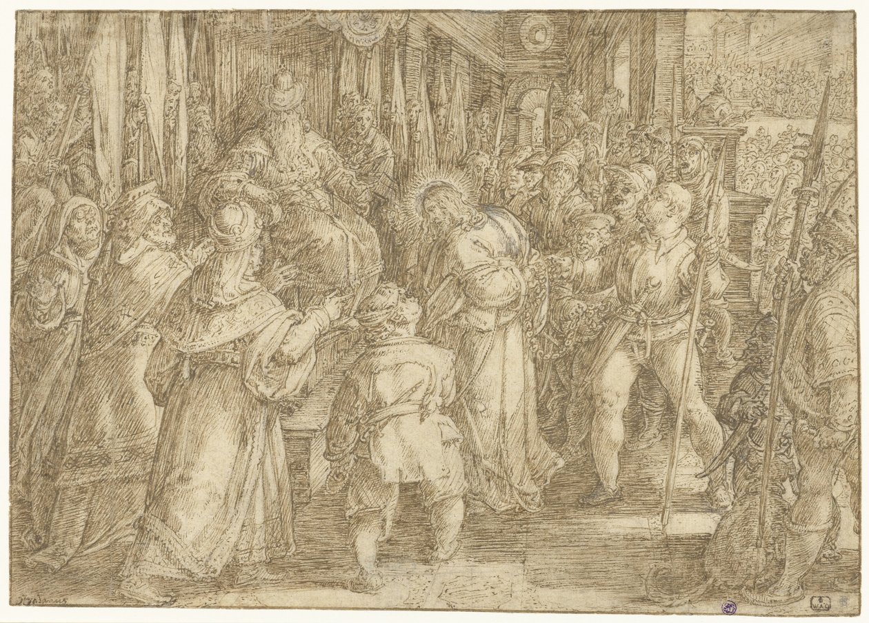 Christ devant Pilate - Jan van der Straet
