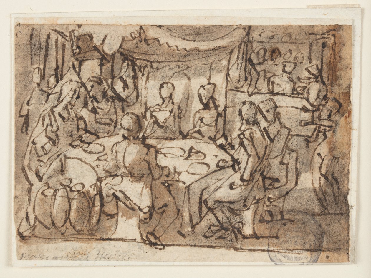 Les Noces de Cana - Jan van der Straet, called Stradanus