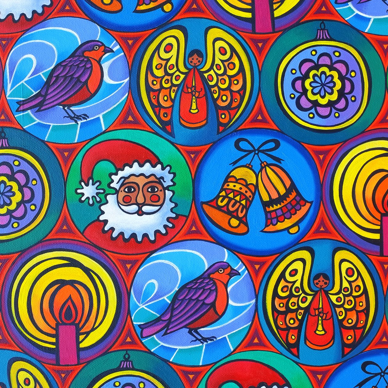 Noël en cercles, 2015 - Jane Tattersfield