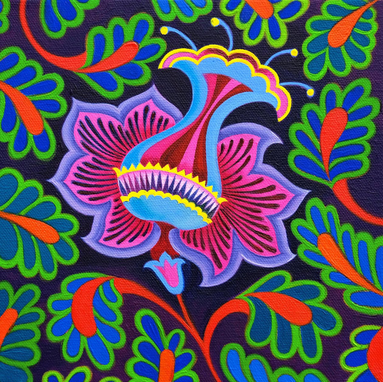 Floral persan, 2020 - Jane Tattersfield