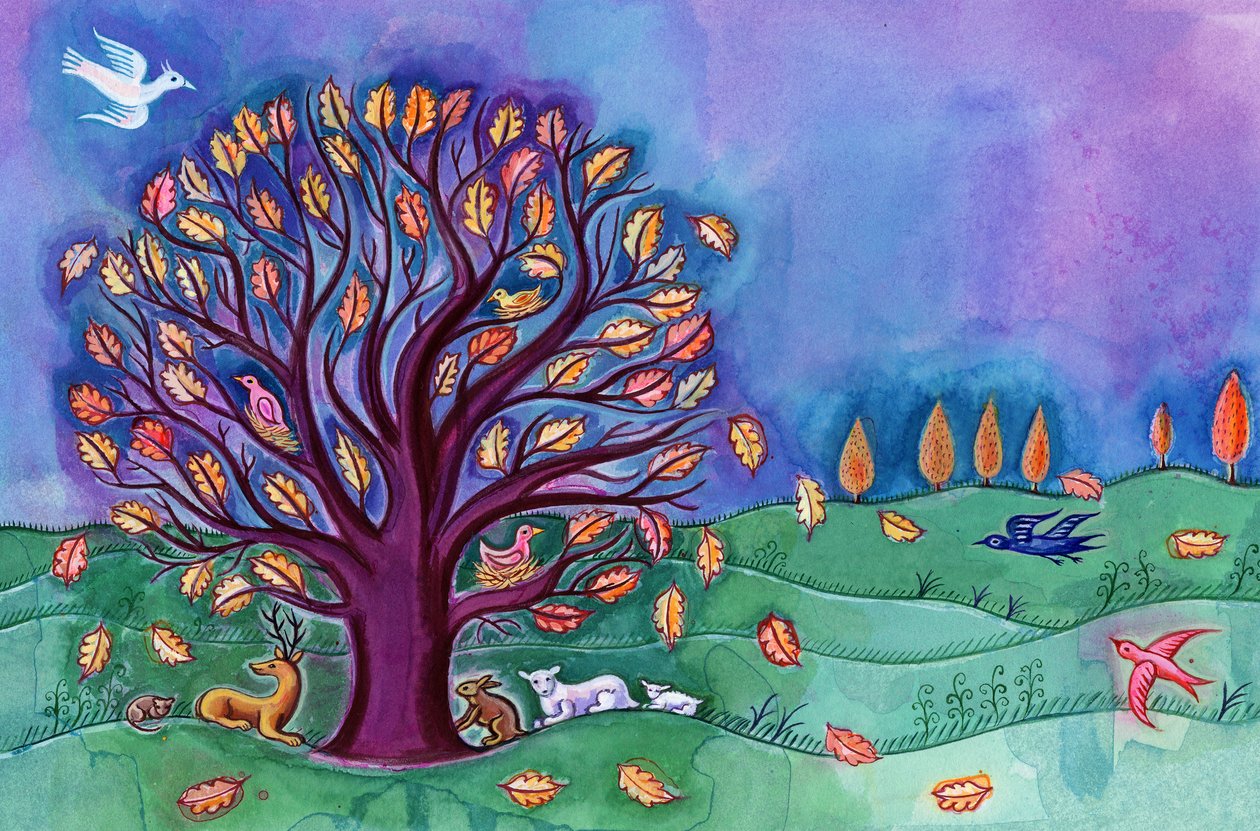 Arbre en automne - Jane Tattersfield