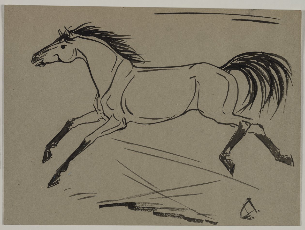 Cheval au galop - Jane Travis