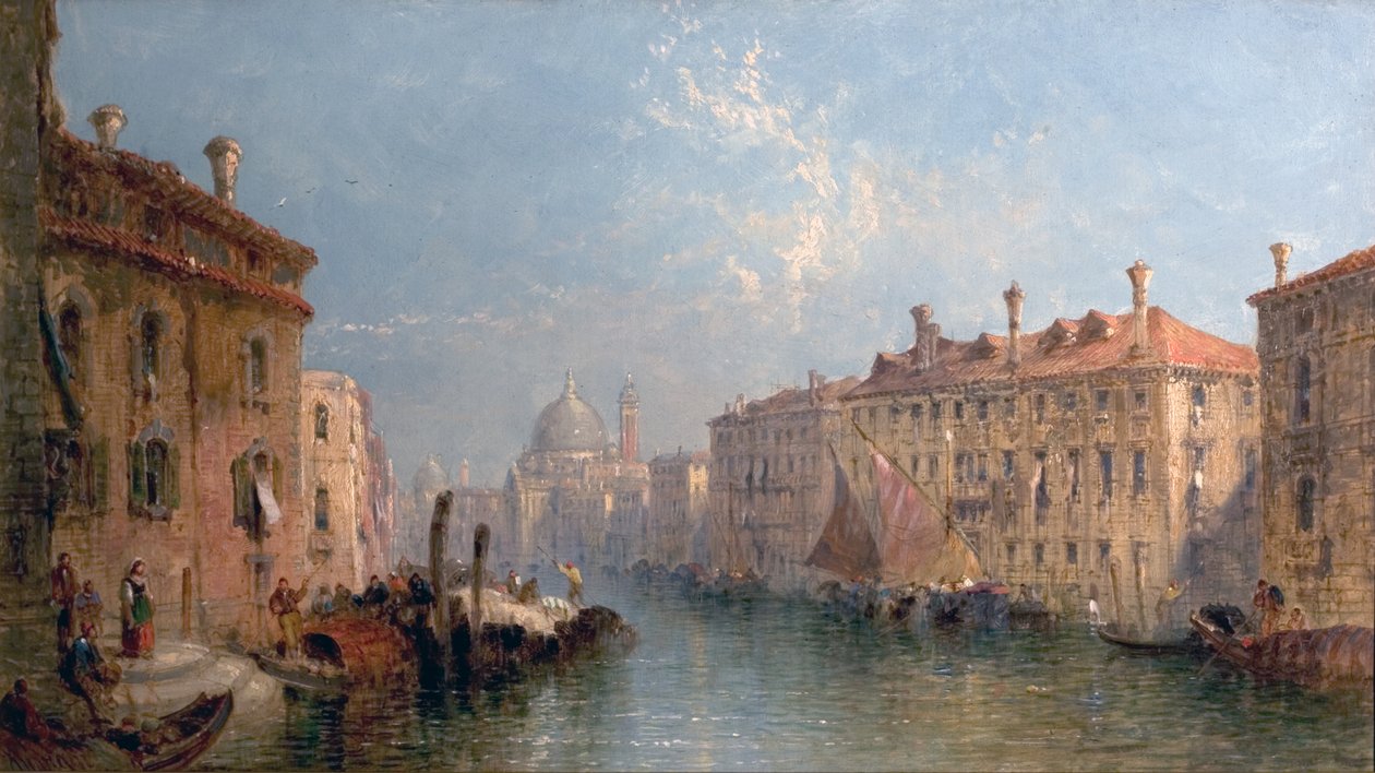Grand Canal, Venise, Italie, vers 1875 - Jane Vivian