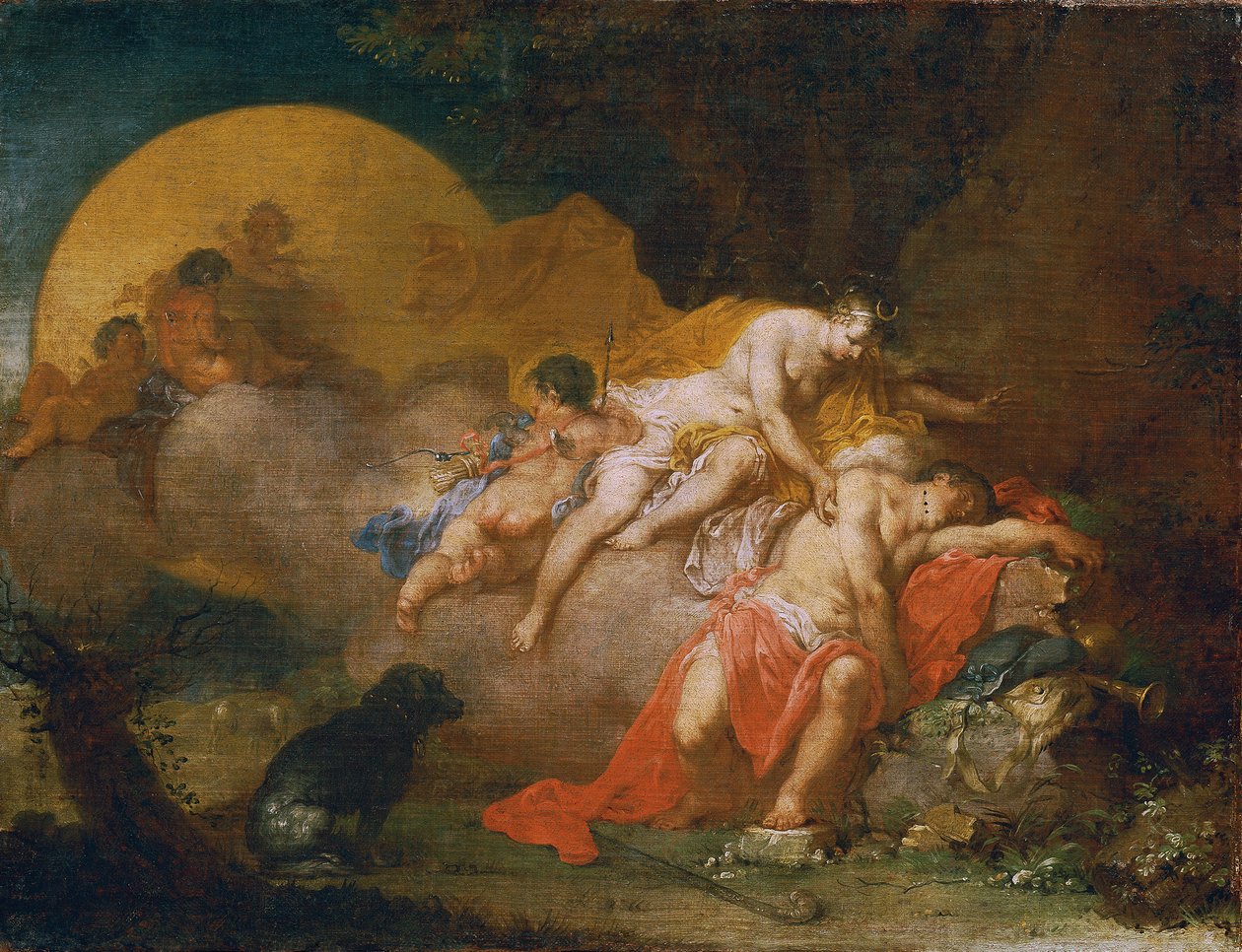 Luna et Endymion - Januarius Zick