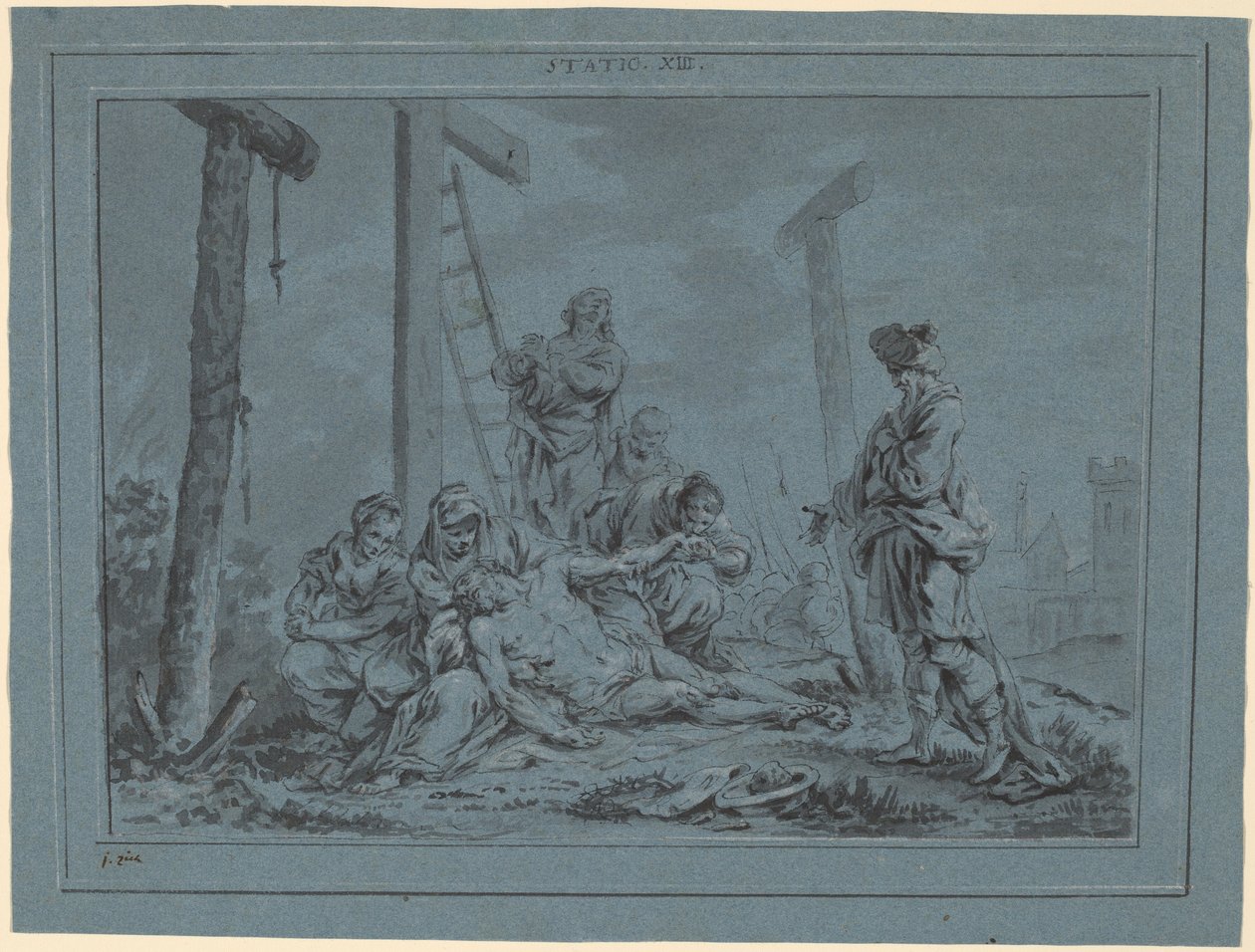 La Lamentation (STATIO XIII) - Januarius Zick