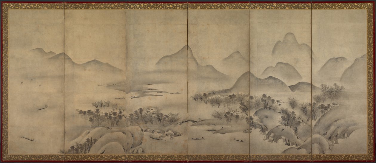 Paysage au clair de lune (un d