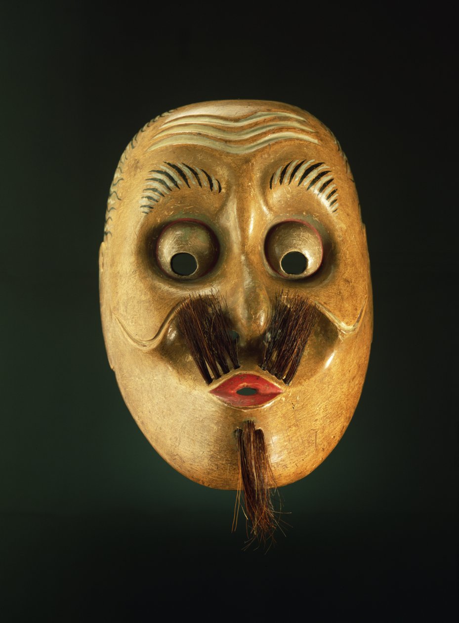 Masque comique, Théâtre Noh - Japanese School