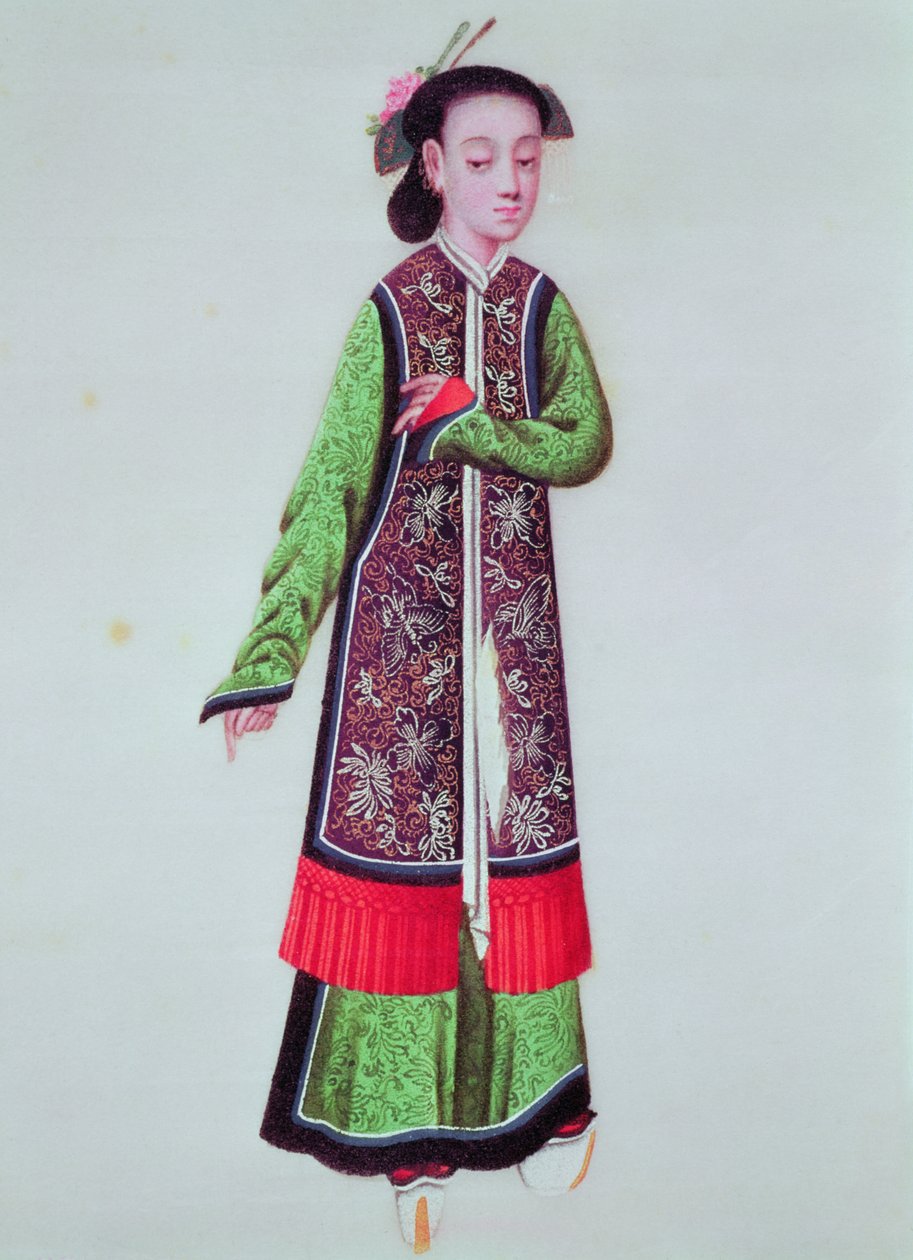 Impératrice japonaise en costume impérial - Japanese School
