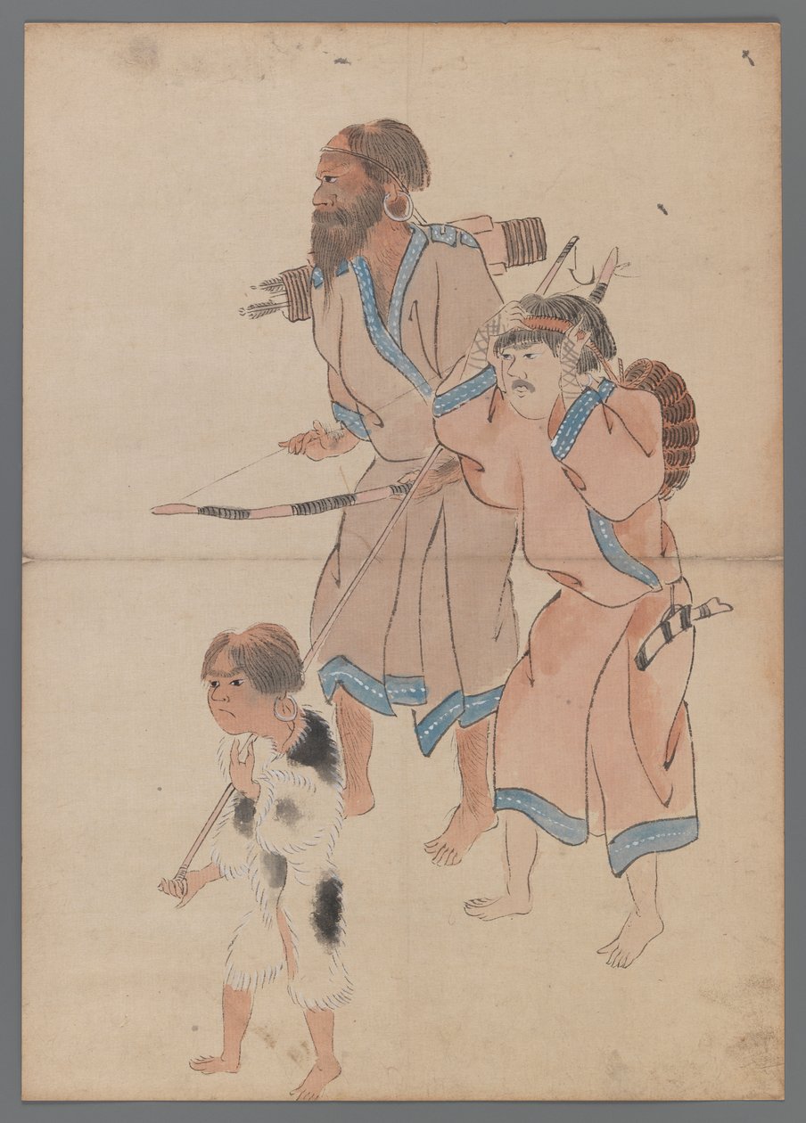 Chasseurs Ainu - Japanese School