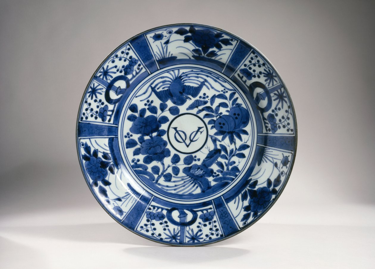 Assiette, période Edo - Japanese School