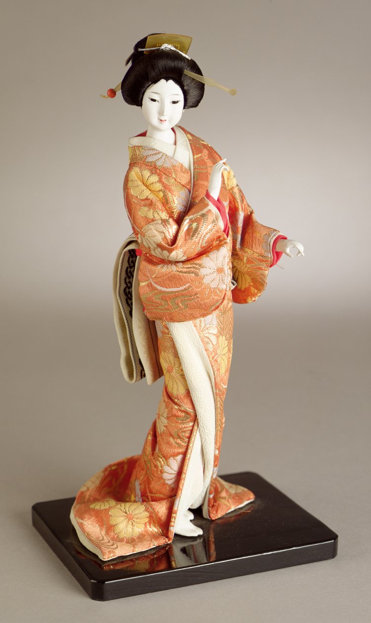 Poupée de dame debout, japonaise - Japanese School