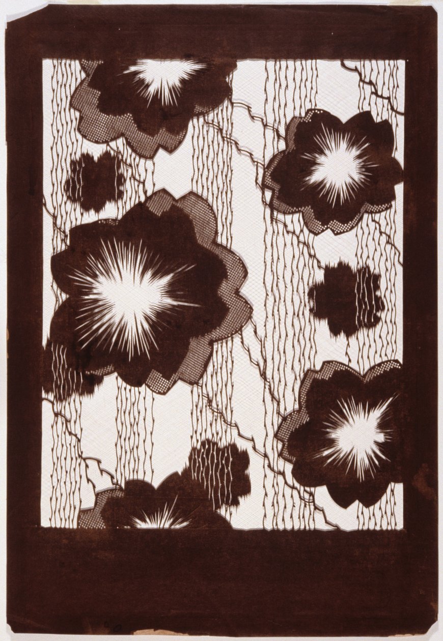 Pochoir : Fleurs d