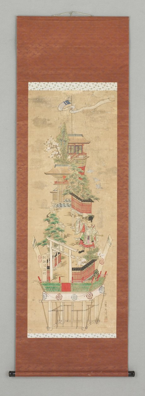 Scène Ukiyoye, début du 19e siècle - Japanese School