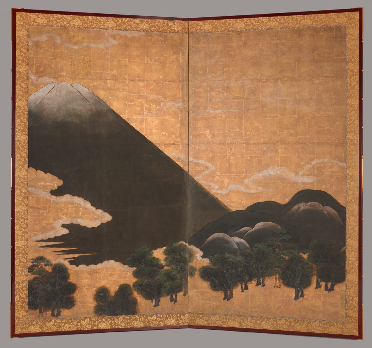 Vue du mont Fuji - Japanese School