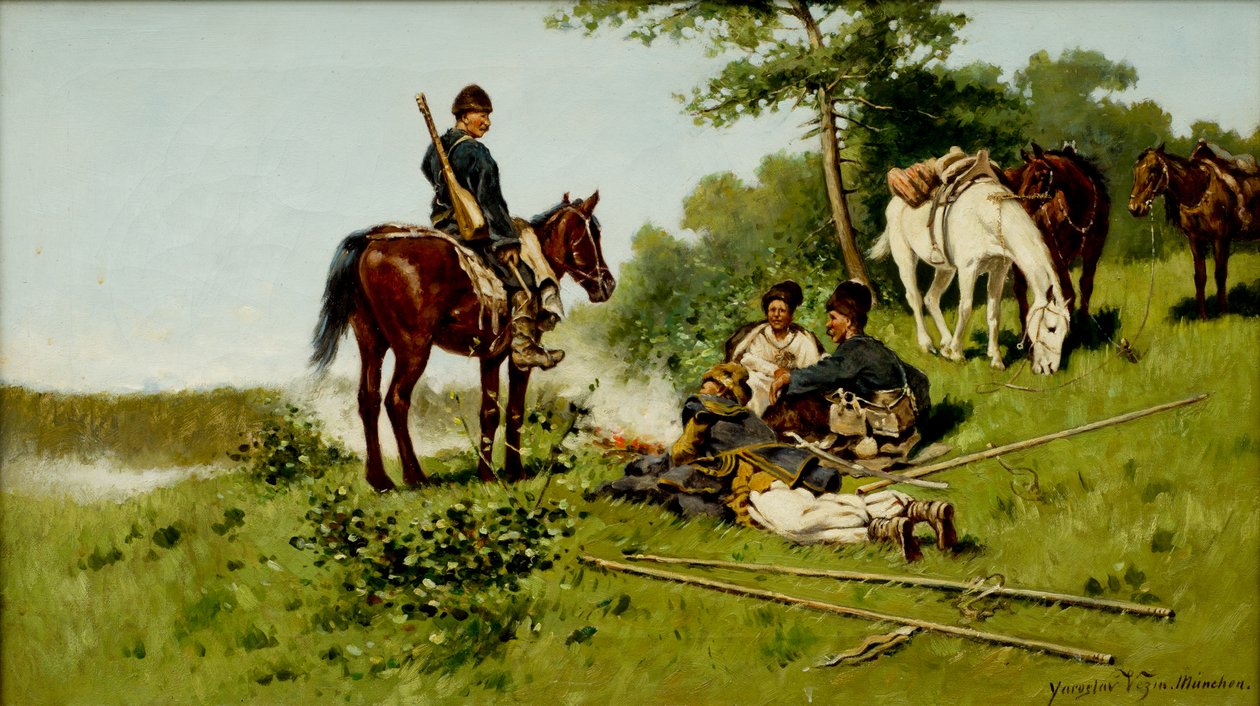 Camp kazakh - Jaroslav Friedrich Julius Vesin