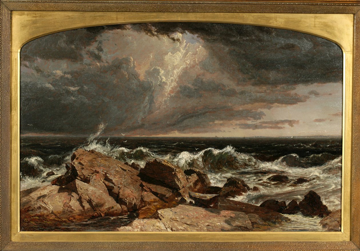 Scène côtière, 1855 - Jasper Francis Cropsey