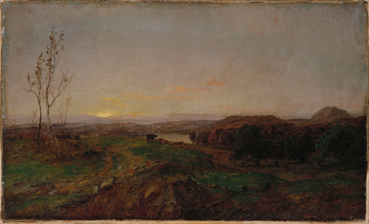 Paysage en début de soirée - Jasper Francis Cropsey