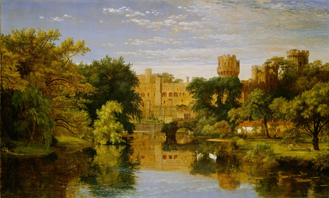 Château de Warwick, Angleterre - Jasper Francis Cropsey