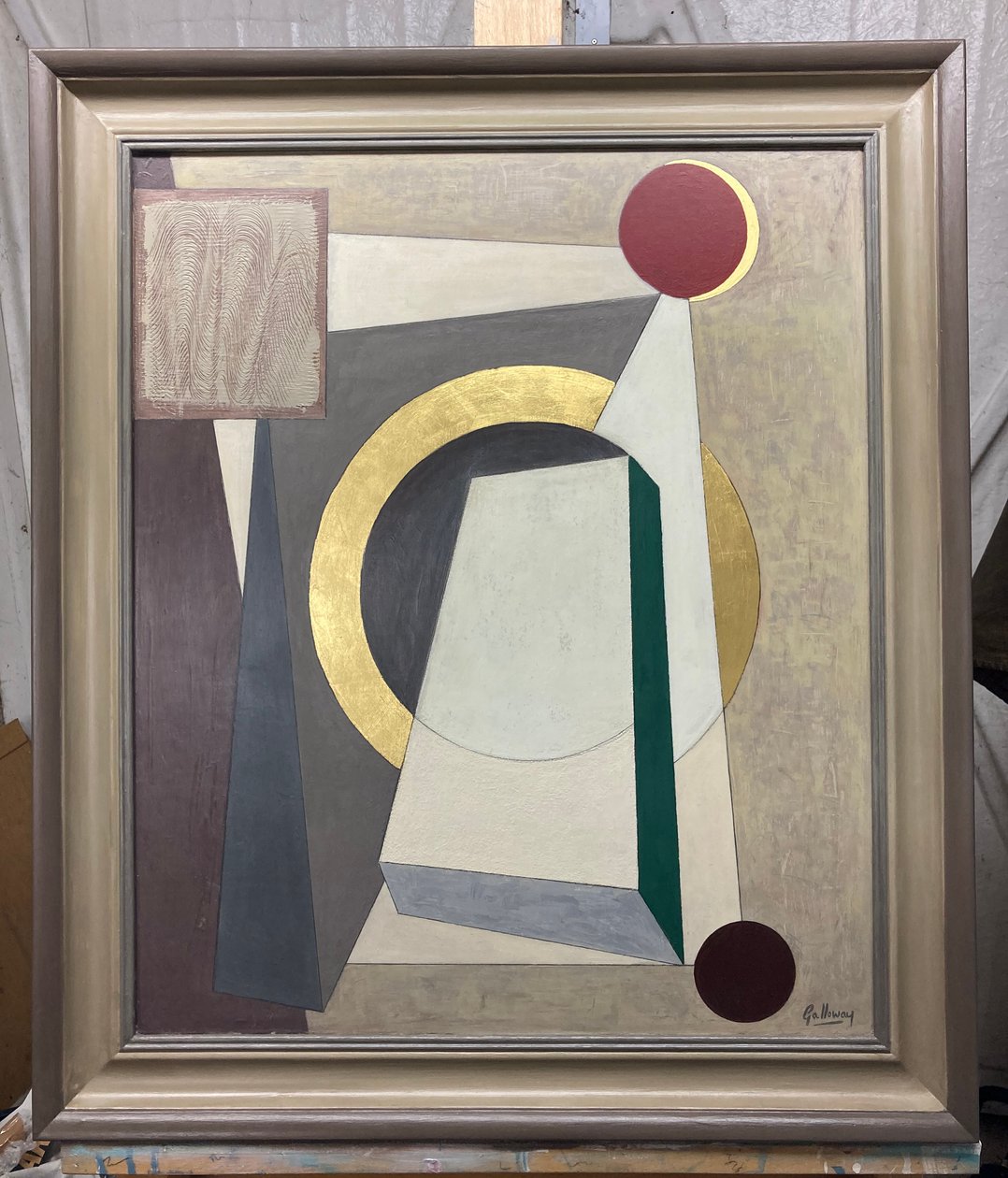 A propos du temps (peinture) - Jasper Galloway