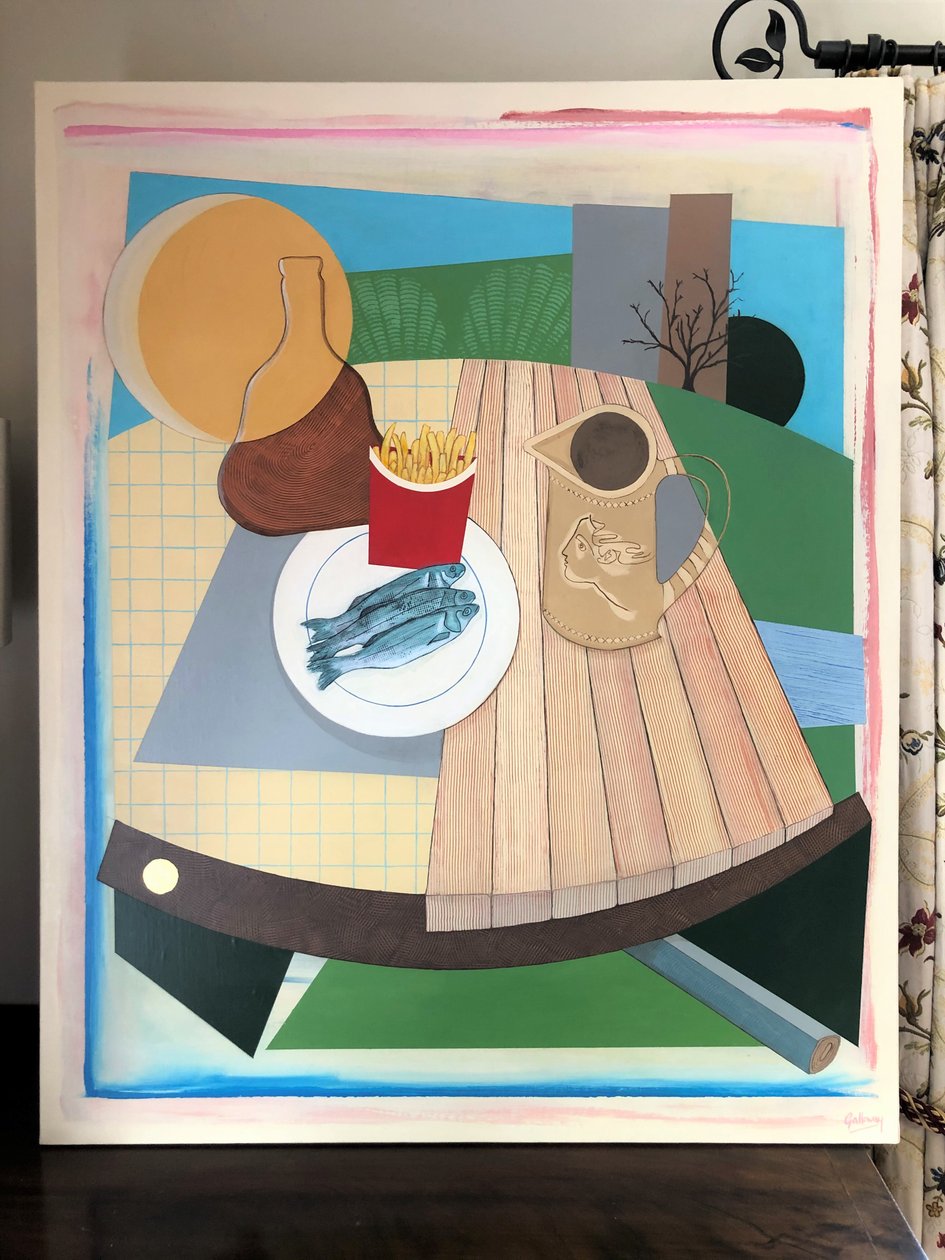 Retour à la page 1 (peinture) - Jasper Galloway