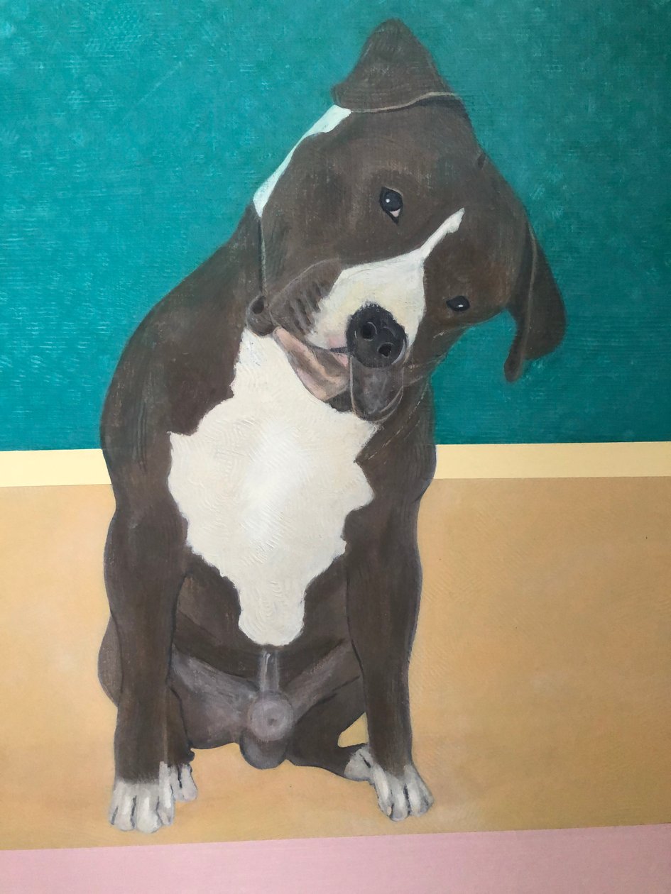 Cher chien - Détail (peinture) - Jasper Galloway