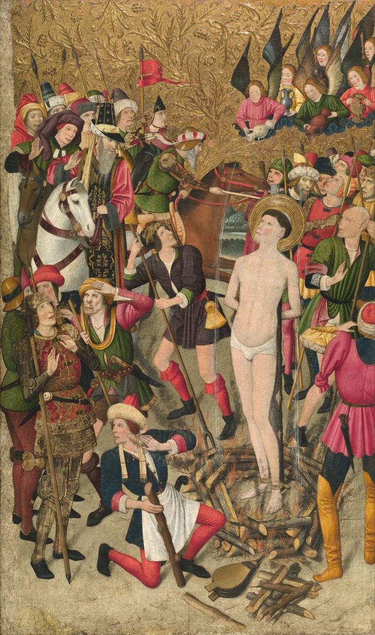 Saint Vincent au bûcher - Jaume Huguet