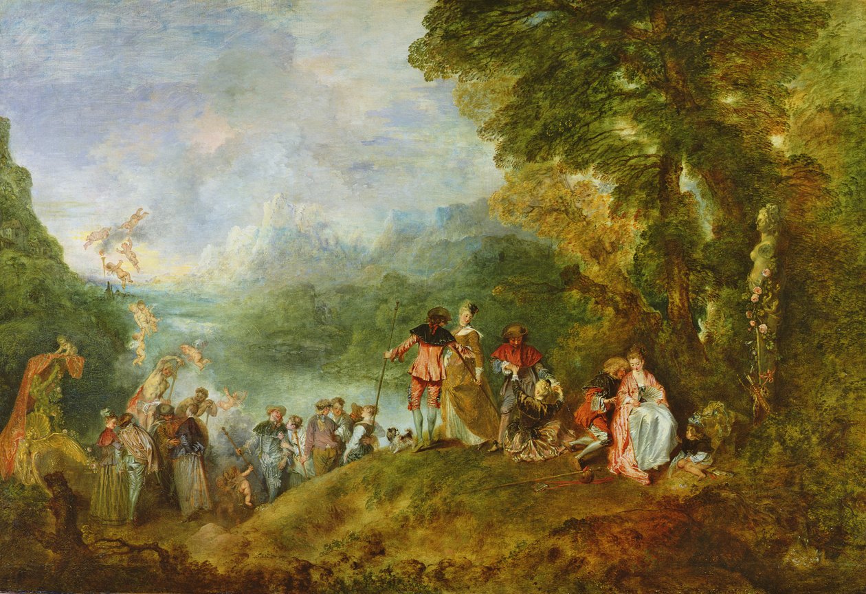Embarquement pour Cythère, 1717 - Jean Antoine Watteau