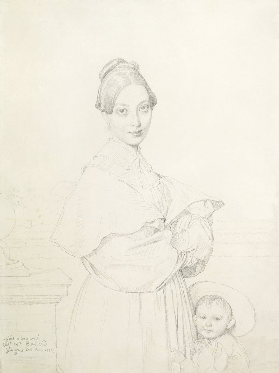 Madame Baltard et sa fille, Paule, 1836 - Jean Auguste Dominique Ingres