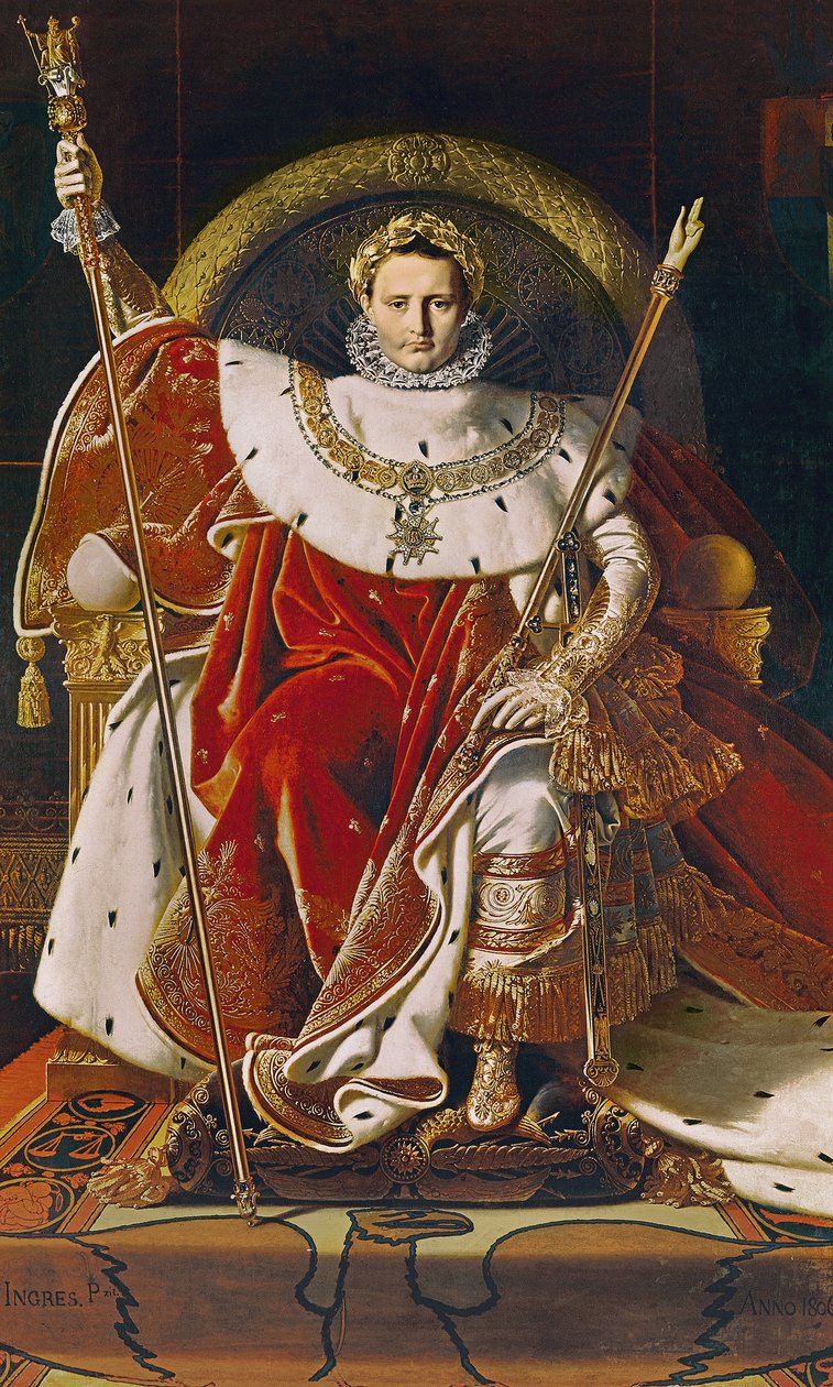 Napoléon Ier (1769-1821) sur le trône impérial, 1806 - Jean Auguste Dominique Ingres