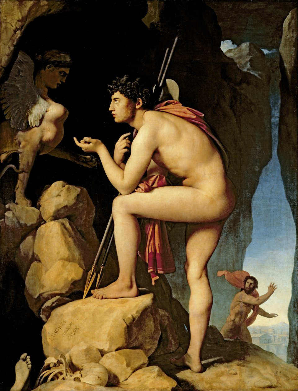 Œdipe et le Sphinx, 1808 - Jean Auguste Dominique Ingres