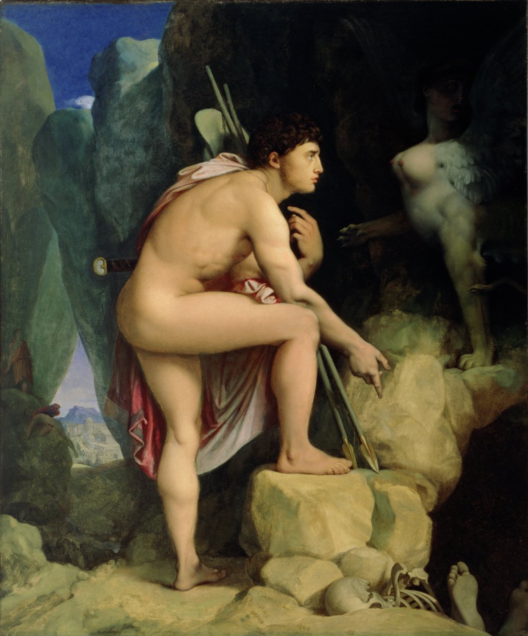 Œdipe et le Sphinx, 1864 - Jean Auguste Dominique Ingres