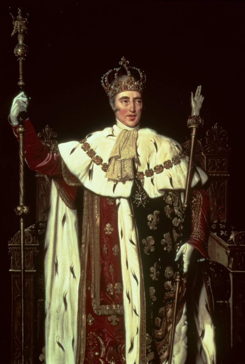 Portrait de Charles X de France, 1829 (détail) - Jean Auguste Dominique Ingres