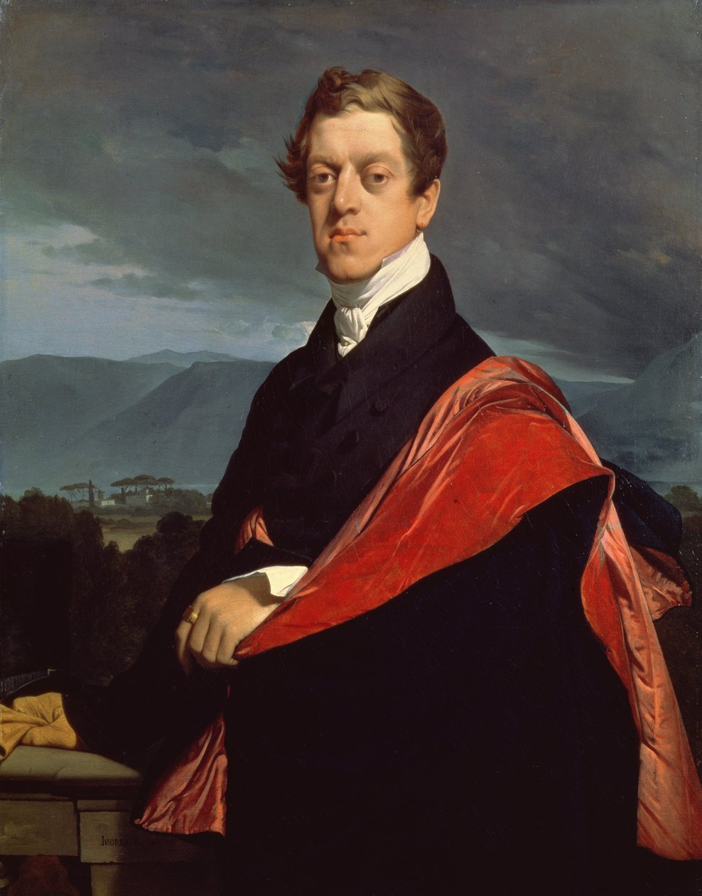 Portrait de Nikolai Dmitrievich (1792-1849) Comte Guriev, 1821 - Jean Auguste Dominique Ingres