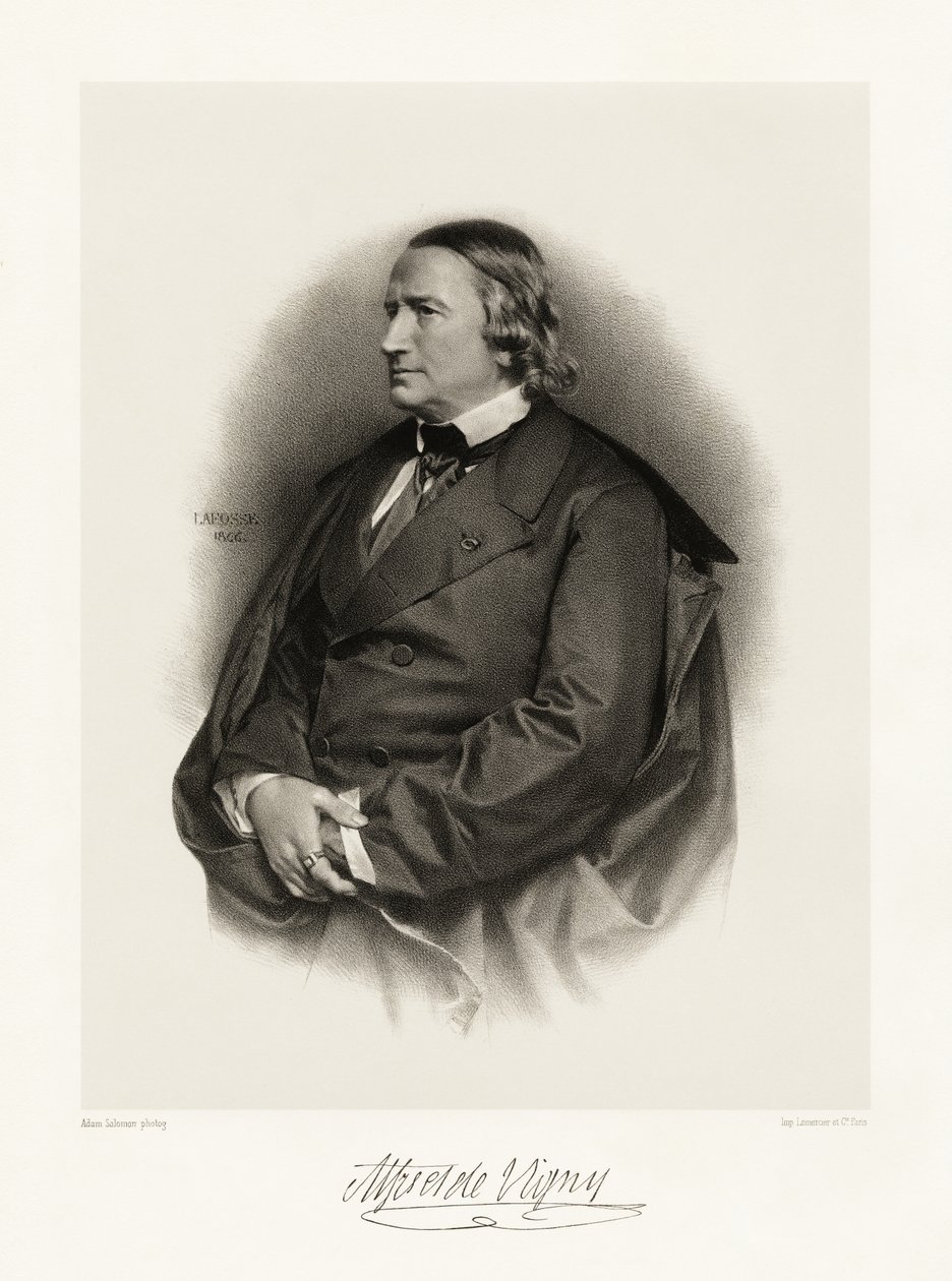 Alfred de Vigny, 1865-66 - Jean Baptiste Adolphe Lafosse