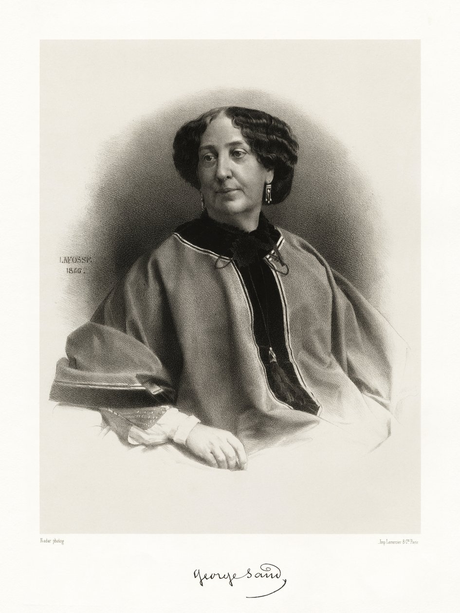 Georges Sand - Jean Baptiste Adolphe Lafosse