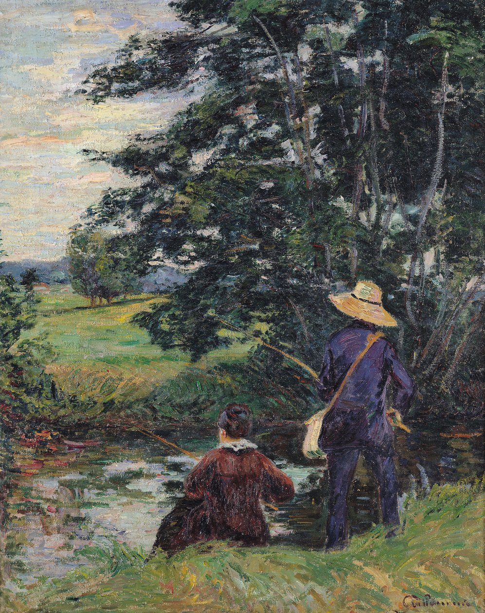 Les pêcheurs à la ligne, vers 1885 - Jean Baptiste Armand Guillaumin