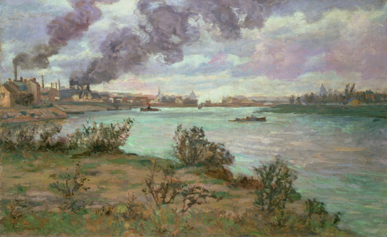 La confluence de la Seine et de la Marne à Ivry - Jean Baptiste Armand Guillaumin