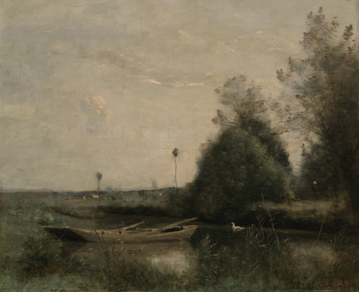 Un étang à Mortain, c.1860-70 - Jean Baptiste Camille Corot