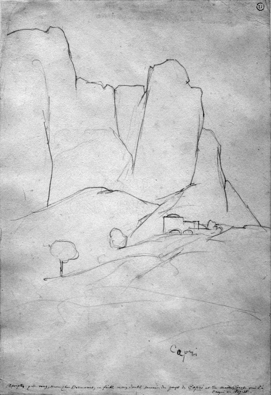 Capri - Jean Baptiste Camille Corot