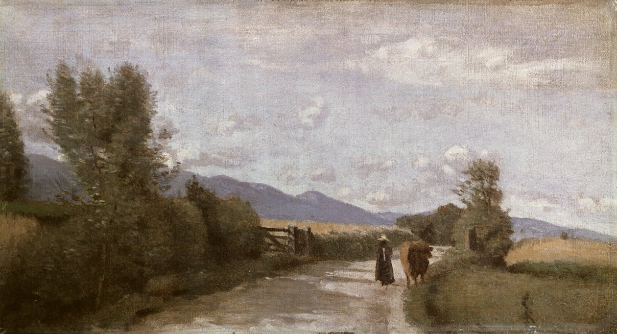 Dardagny, Matin, c.1853 - Jean Baptiste Camille Corot